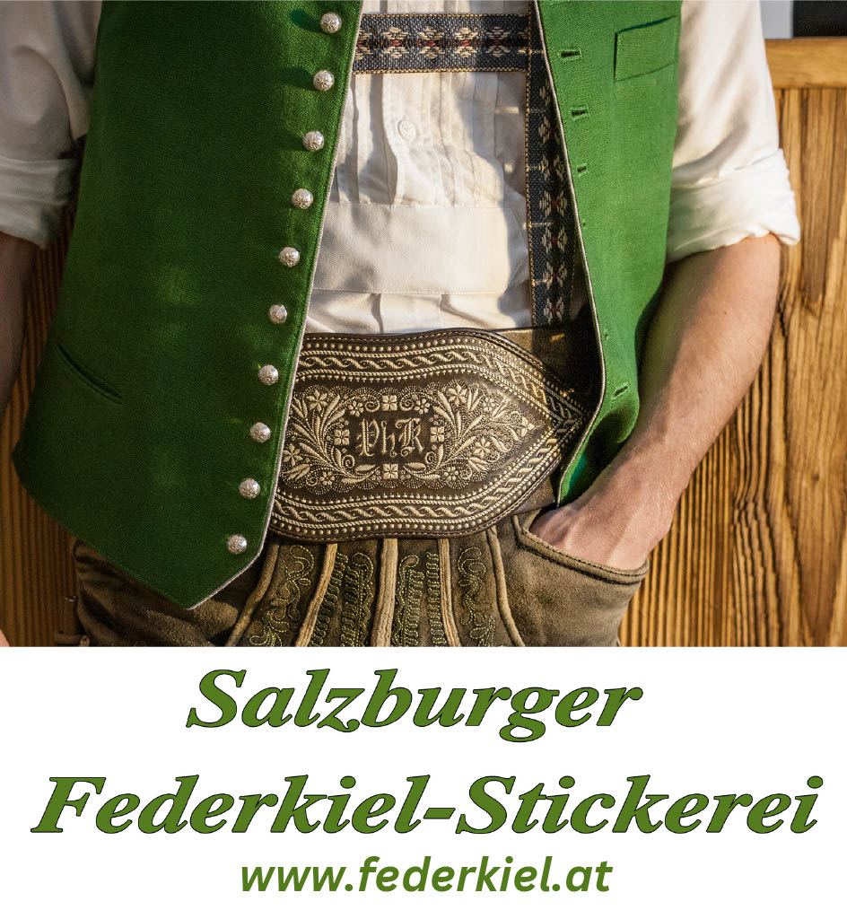 Salzburger Federkiel Stickerei